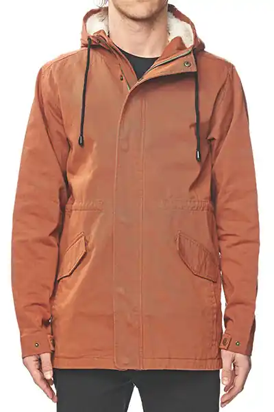 Top-Seller Globe Goodstock Thermal Parka Fishtail Gefütterte Jacke Ginger