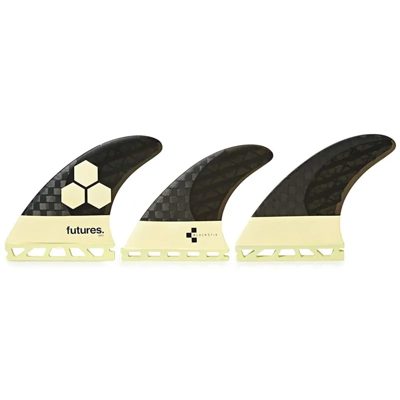 FUTURES Thruster Fin Set AM1 Al Merrick Blackstix Preis Gesenkt