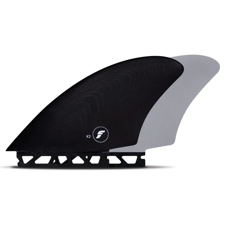 Begrenztes Angebot FUTURES Twin Fin Set K2 Keel Fiberglass