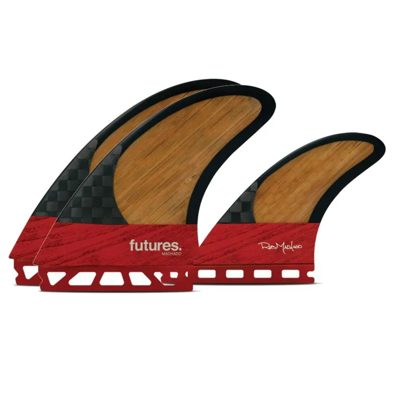 Expressversand FUTURES Twin Tri Fin Set Machado Blackstix