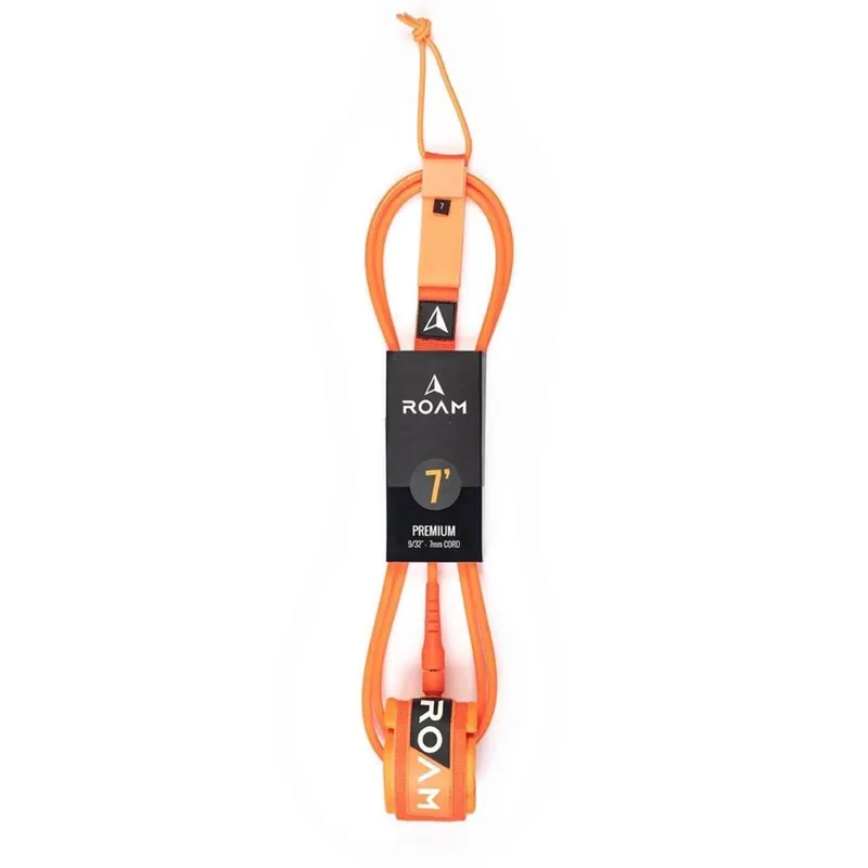 Neuheit ROAM Surfboard Leash Premium 7.0 215cm 7mm Orange