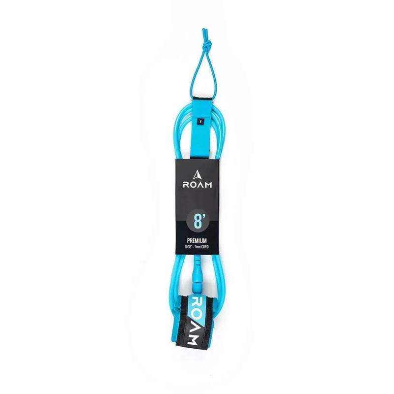 Preisreduziert ROAM Surfboard Leash Premium 8.0 Blau