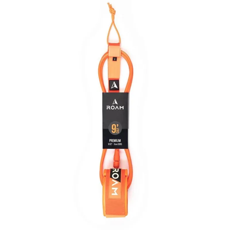 Sonderaktion ROAM Surfboard Leash Premium 9.0 Knie Orange