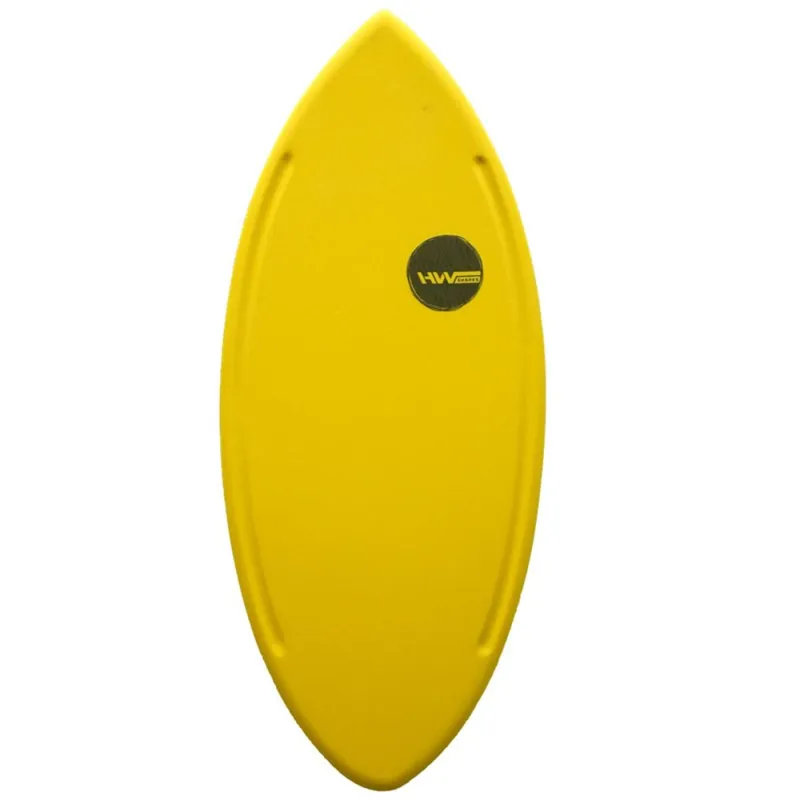 HW-Shapes Waveskim Foamy Skimboard Minimal Yellow Preis Gesenkt