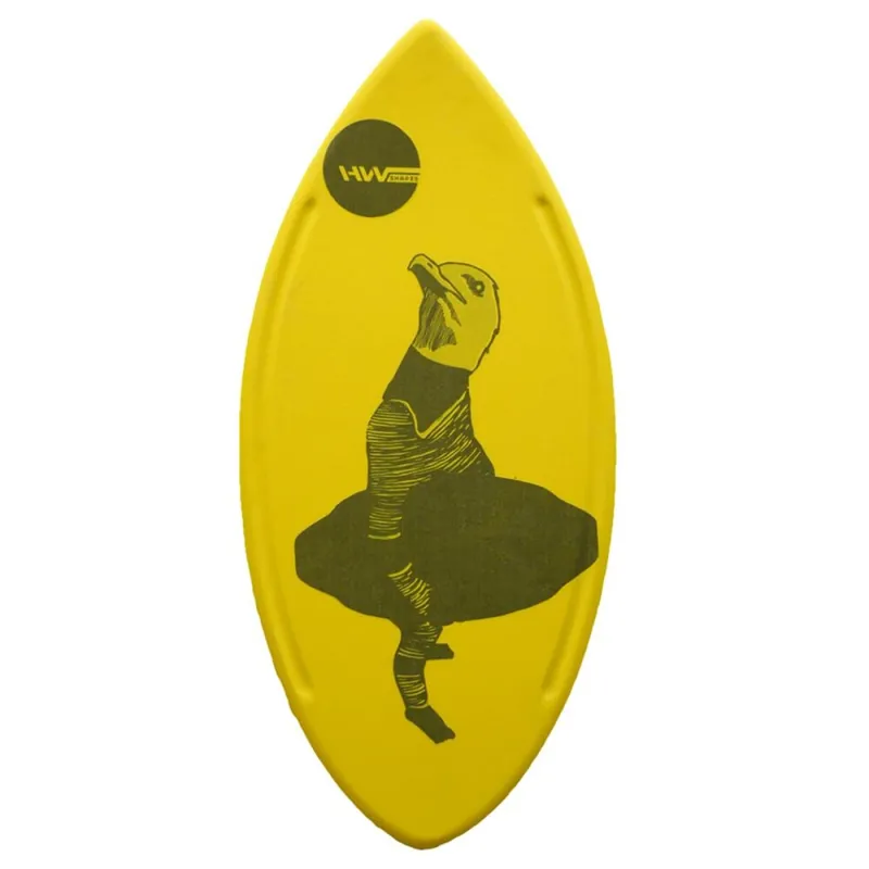 Jetzt Kaufen HW-Shapes Hybridskim Minimal Möwe Skimboard Yellow