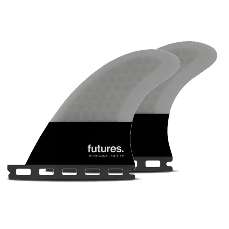 Must-Have FUTURES Quad Rear 2 Fin Set 4.00 Flat Honeycomb