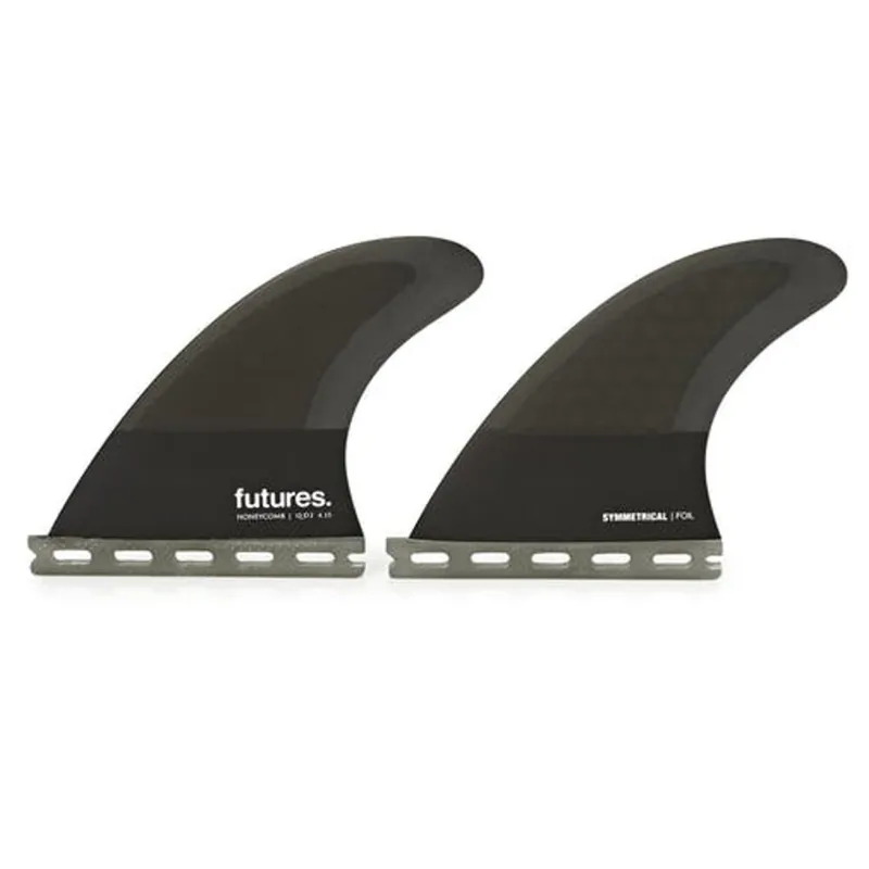 Zertifiziert FUTURES Quad Rear 2 Fin Set 4.15 Flat Honeycomb