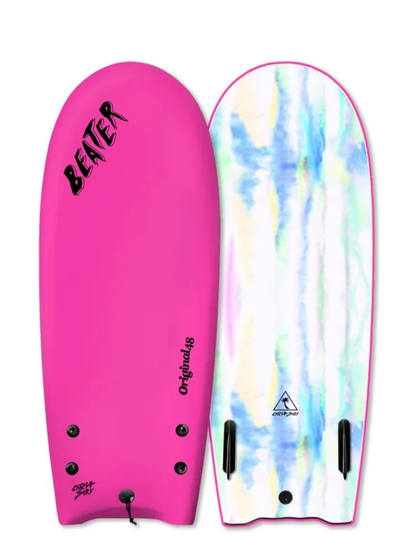 Catch Surf Beater Original 48 Twin Fin Hot Pink Meistverkauft