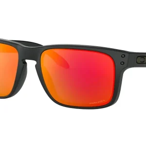 Abverkauf Oakley Holbrook Sonnenbrille Prizm Ruby Matte Black