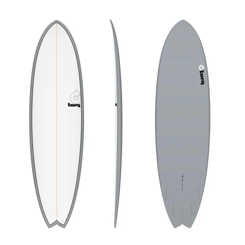 Expressversand Surfboard TORQ Epoxy TET 7.2 MOD Fish Grey Pinl