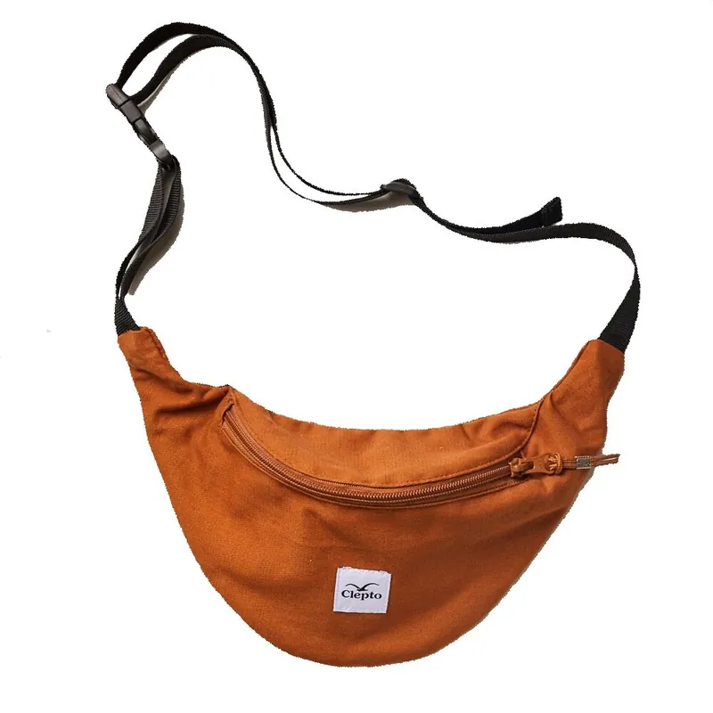 Cleptomanicx Hipbag C.I.Patch Bone Brown Markenprodukt