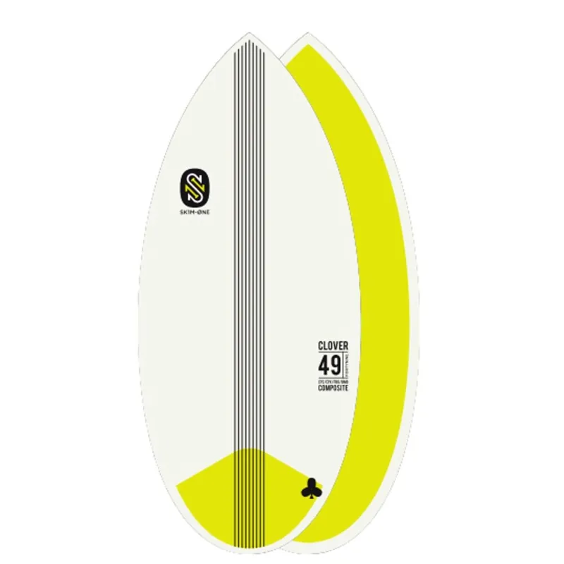 Skimboard SkimOne EPS Epoxy Bambus CLOVER 49 Gelb Aktuell