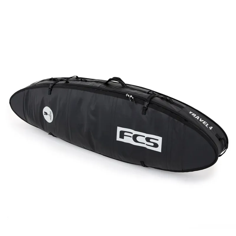 FCS Boardbag Travel 4 All Purpose Black/Grey Surfboard Cover 6.7 Kracherpreis