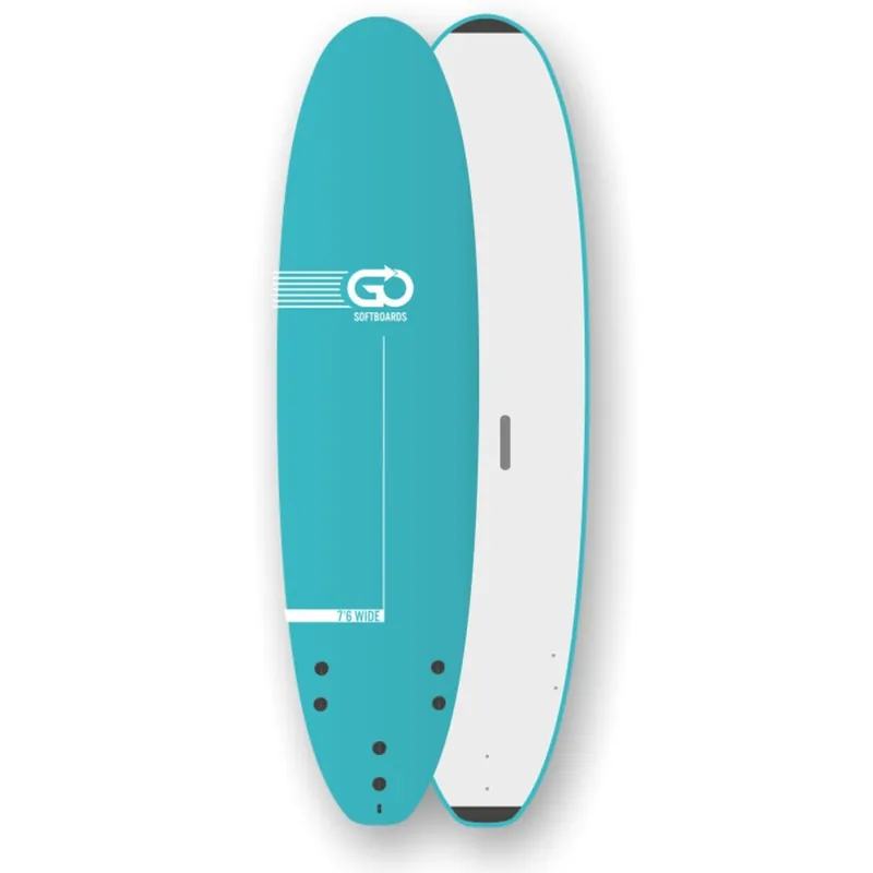 GO Softboard School Surfboard 7.6 wide body Grün Sonderaktion