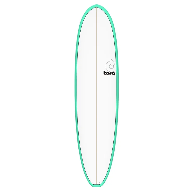 Solange Der Vorrat Reicht Surfboard TORQ Epoxy TET 7.8 V+ Funboard Seagreen