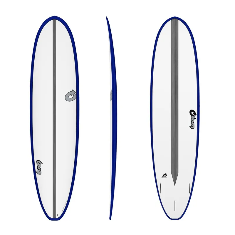 Geprüft Surfboard TORQ Epoxy TET CS 7.8 V+ Fun Carbon Blue