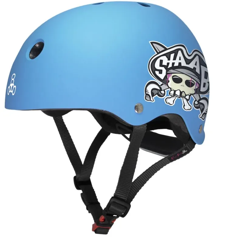 Triple 8 LIL8 verstellbarer Kinder-Skatehelm Neon Blue Matte Kevin Staab Signature Edition Top-Preis