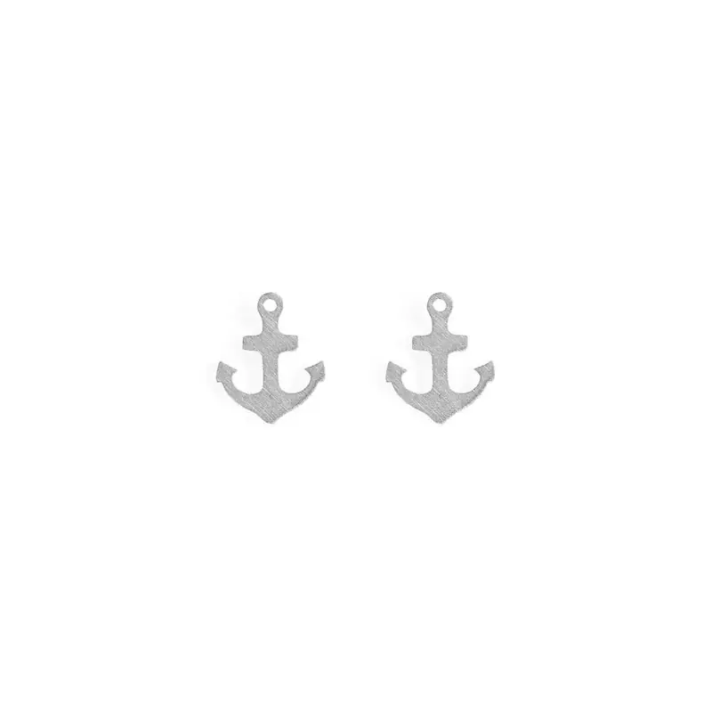 Vintageliebe Ohrstecker Minimalistisch Anker klein Silber Sonderaktion