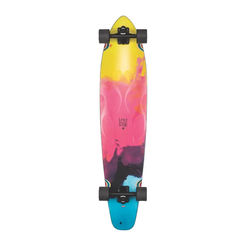 Super-Preis Globe Byron Bay Longboard Komplettboard Clear Flame Dead Kooks