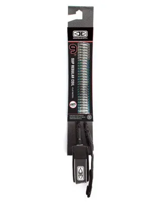 Saisonangebot Ocean & Earth SUP Spiral Knee Leash 8mm 9'0" Black