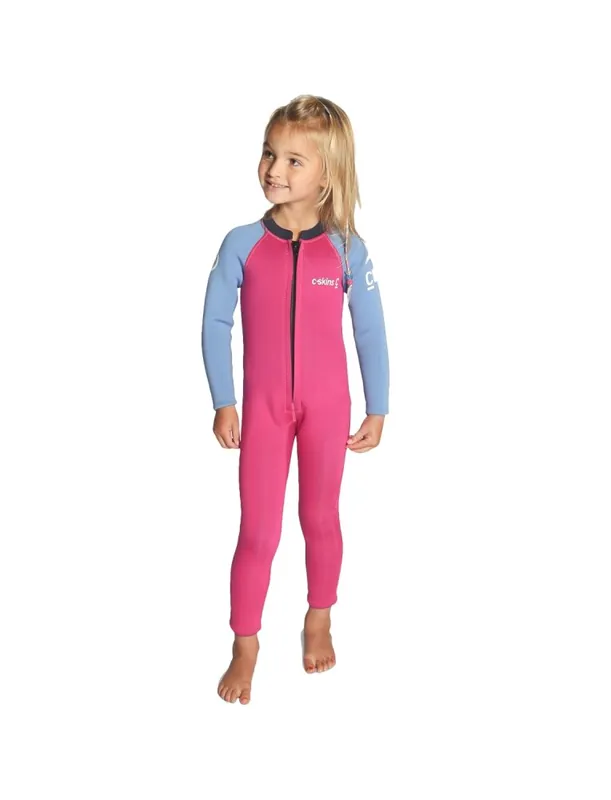 Beliebt C-Skins C-Kid Baby Steamer 3/2 Neoprenanzug Coral Lilac Bright Coral 4