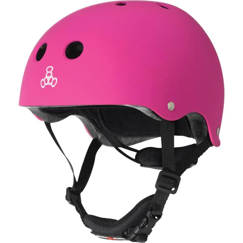 Markenware Triple 8 Lil 8 verstellbarer Kinderhelm Pink