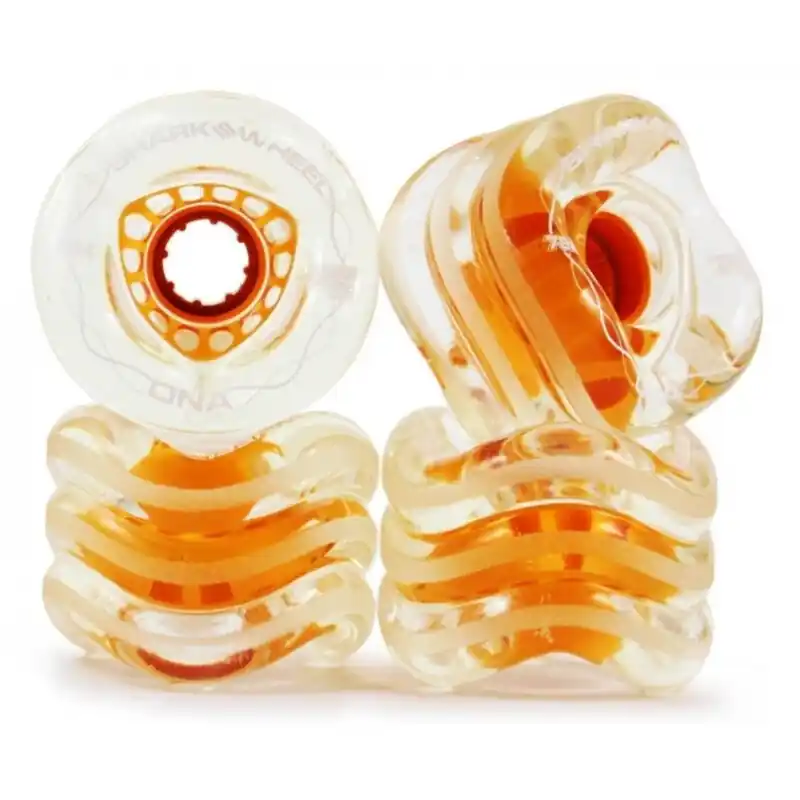 Shark Wheels DNA ROLL (4er Set) 72mm/ 78a Clear/Orange Core Rabatt