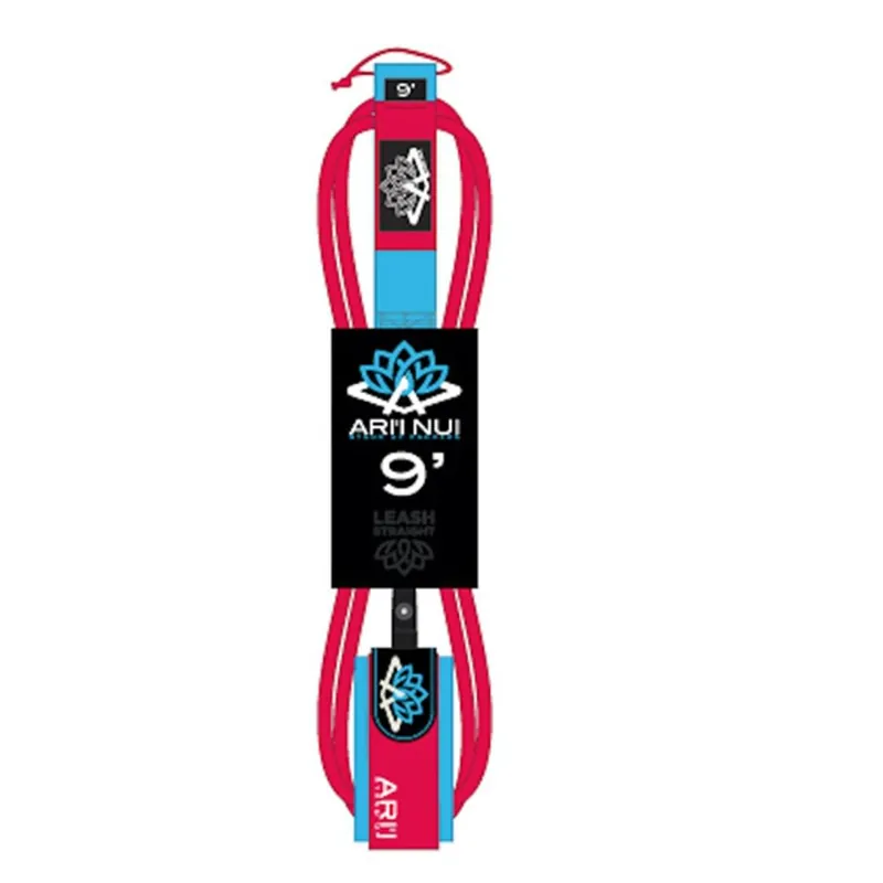 ARIINUI SUP straight Leash 9.0 stand up Rot Abverkauf