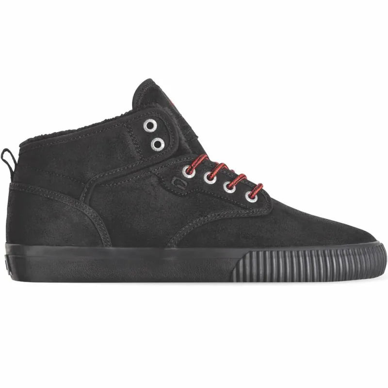 Globe Schuh Motley Mid Black/Red/Fur US 13 (47) Markenware