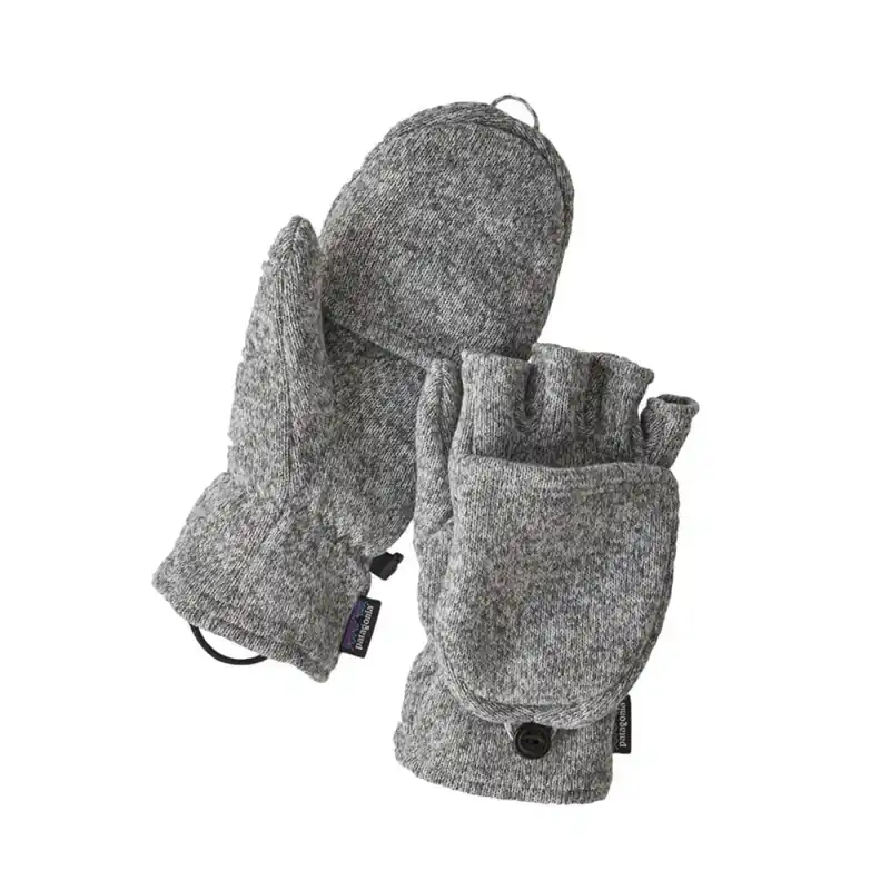 Patagonia Better Sweater Gloves Birch White XS Solange Der Vorrat Reicht