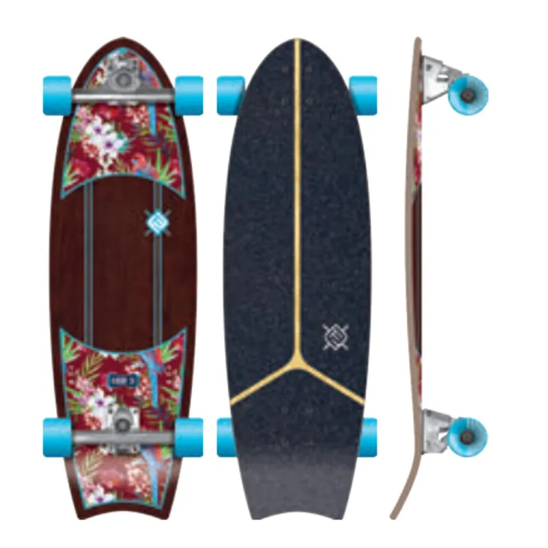 Begrenztes Angebot Flying Wheels Surfskate 31 Kauai Parrot Skateboard