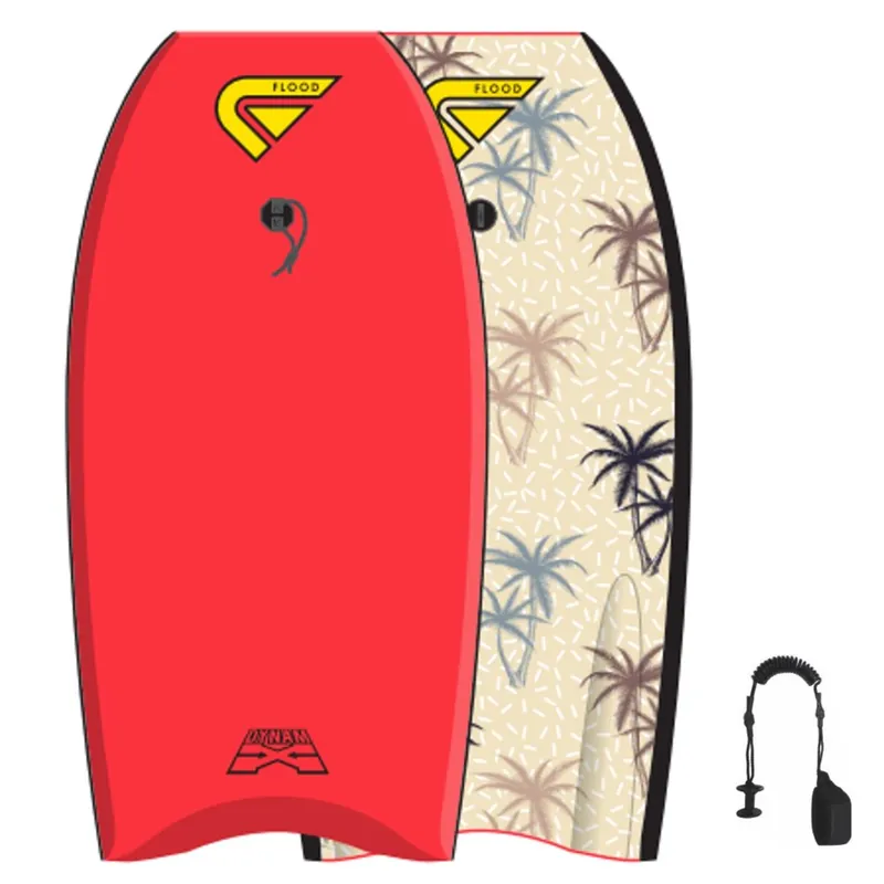 FLOOD Bodyboard Dynamx Stringer 40 Rot Palm Preisknaller
