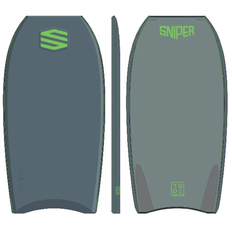 Aktuell SNIPER Bodyboard Alex Uranga Tool PP 40,5 Grau