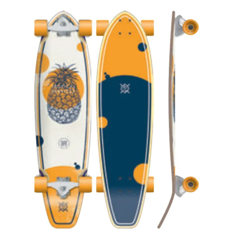 Sonderaktion Flying Wheels Carving Skateboard 35 Tropical