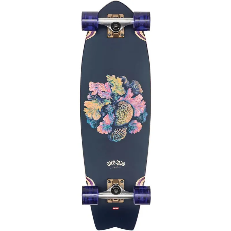 Neue Ware Globe Sun City 30" Longboard Komplettboard Coral Unity