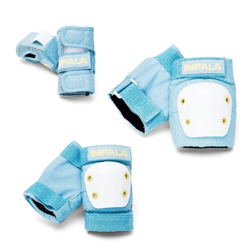 Impala Sky Blue Yellow PROTECTION SET Schonerset Kids 3Pieces Y/M Preis Gesenkt