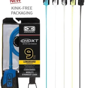 Ocean & Earth One XT Longboard Premium Leash Ankle 9'0" Green/ Lime Echt