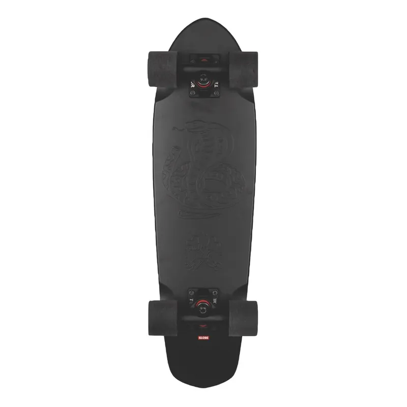 Globe BLAZER Longboard Komplettboard 26" Black the F out Neu