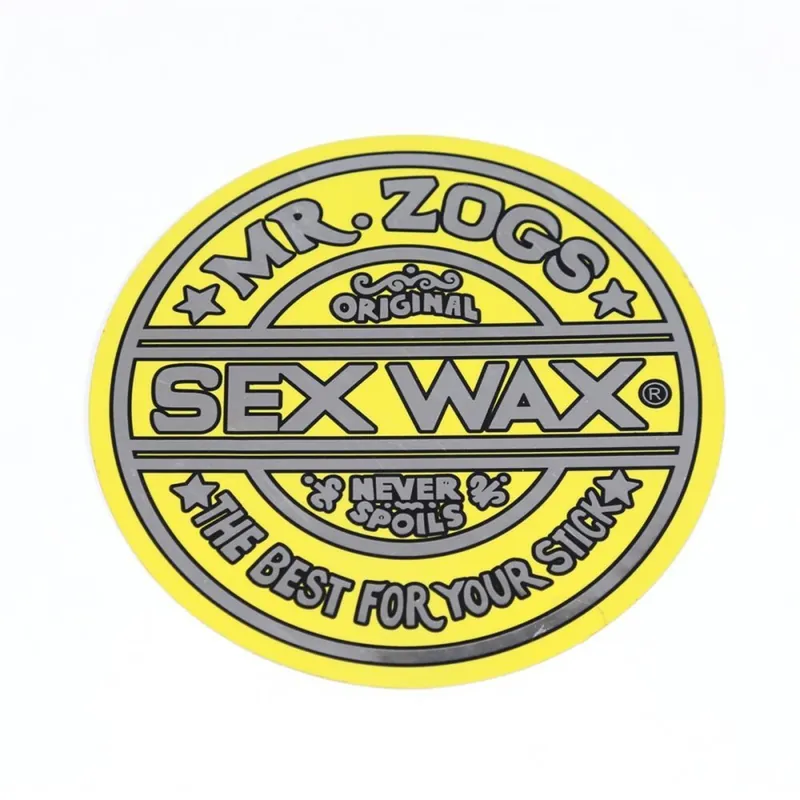 Neuheit SEX WAX Sticker 7" verschiedene Farben