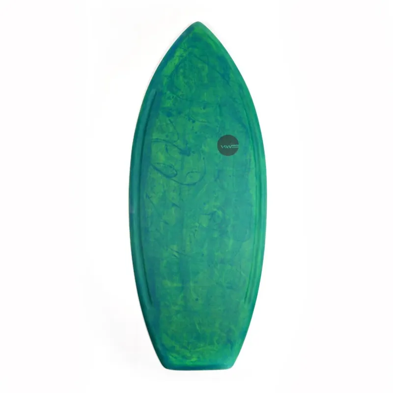 HW-Shapes Ultimate Wave Skimboard Epoxyart Green Sale