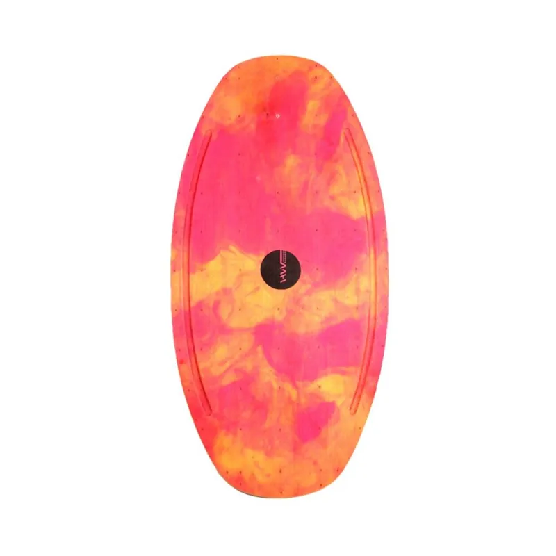 HW-Shapes Freestyle Skimboard V2 95 Epoxyart Pink Orange Trans Begrenztes Angebot