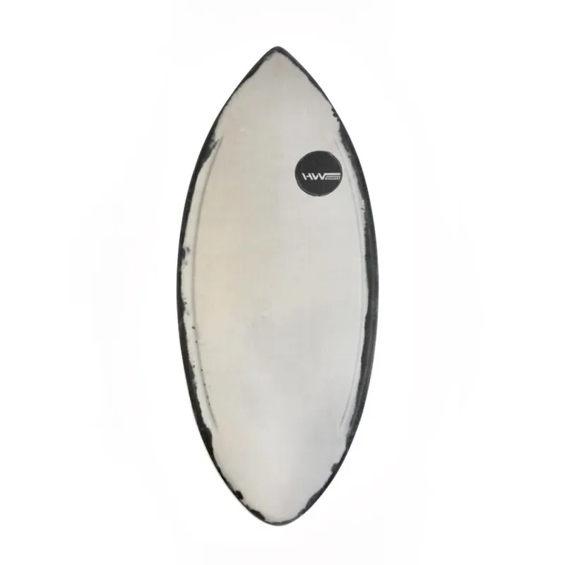 Begrenztes Angebot HW-Shapes Waveskim Foamy Skimboard Epoxyart Grey Black