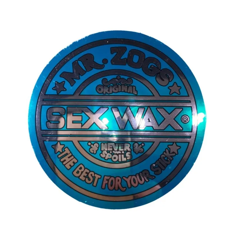 Billig SEX WAX Sticker 7" verschiedene Farben Grün-metalic