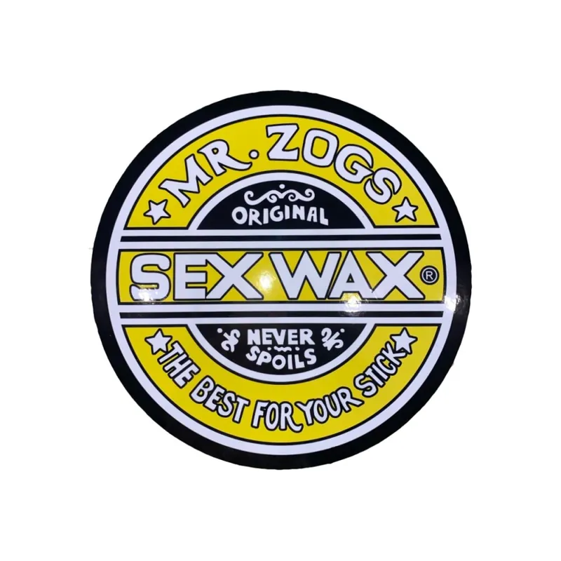 Garantierte Lieferung SEX WAX Sticker 9,5" verschiedene Farben Gelb