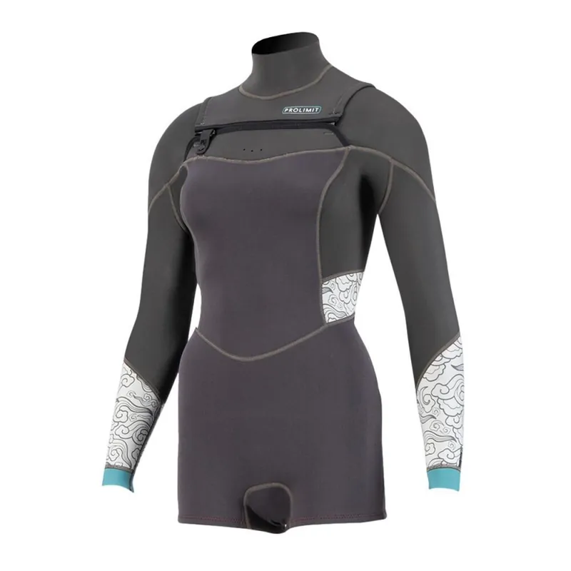 Abverkauf Prolimit Pure Girl Sunset Fire Shorty Frontzip 3/2 Black Ivory XL(42)