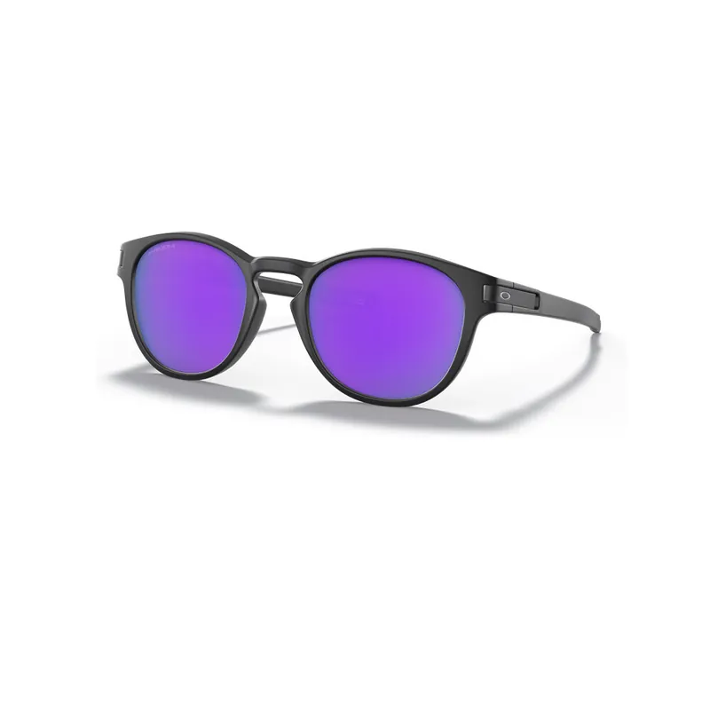 Aktuell Oakley Latch Sonnenbrille Matte Black / Prizm Violet