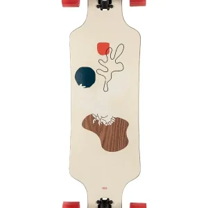 Markenware Globe Geminon 35" Longboard Komplettboard Walnut Cockatoo