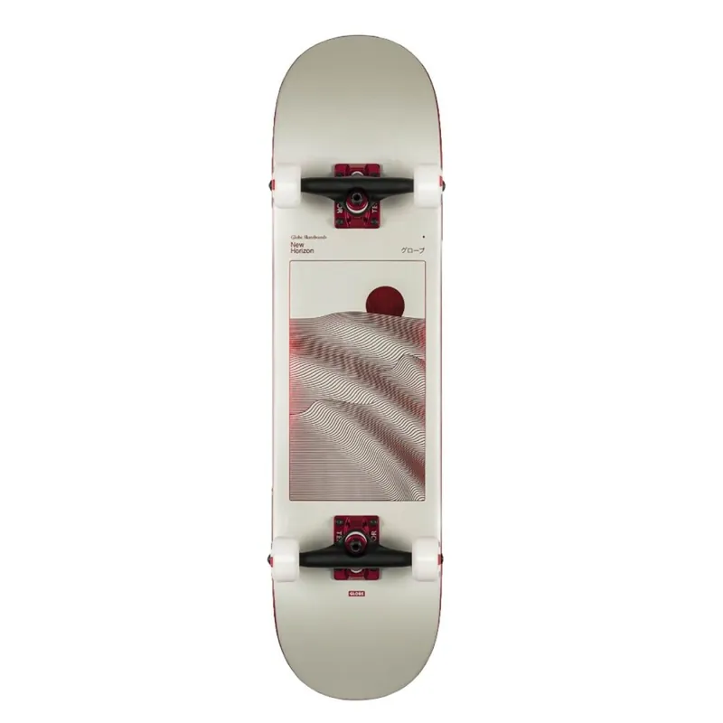Globe G2 Parallel 8.0" Complete Komplettboard Skateboard Off White Foil Horizon Top-Seller