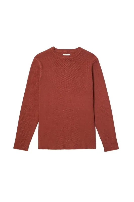 Rhythm. Mesh Knit Sweater Mineral Red XL Kracherpreis