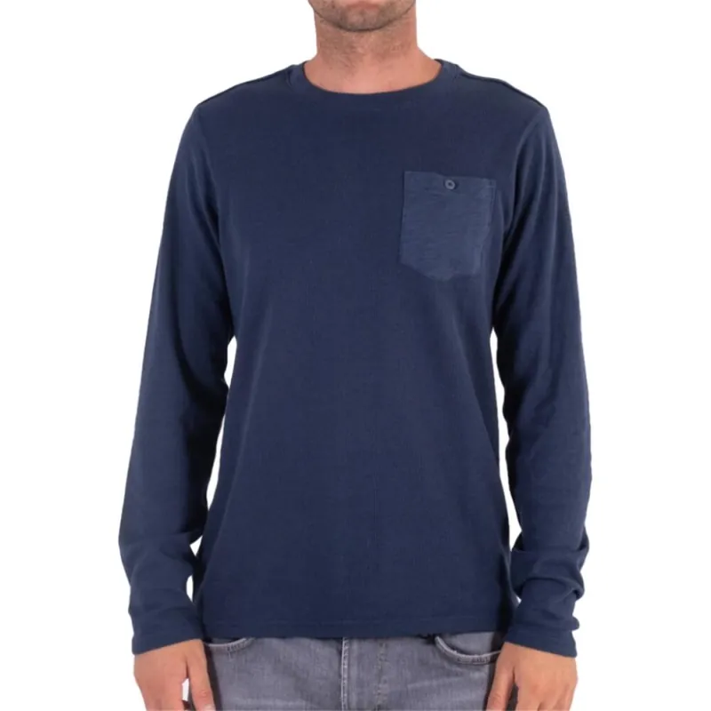 Must-Have Hurley Felton Thermal Pullover Blue